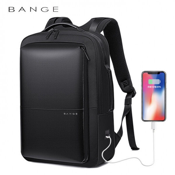 Mens Large Space Expandable Travel Business School Laptop Backpack - Image 2