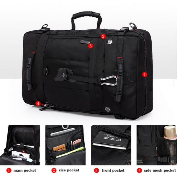 KAKA 50L/40L Multi-functional Waterproof Travel Backpack Men/Women - Image 8