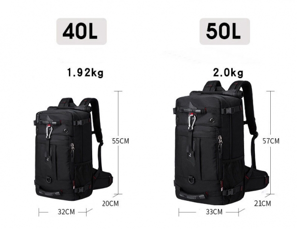 KAKA 50L/40L Multi-functional Waterproof Travel Backpack Men/Women - Image 7