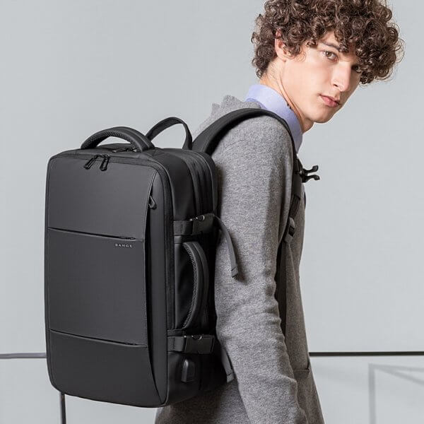 37-45L Expandable Business Anti-Theft Travel Backpack FAA Flight Approved