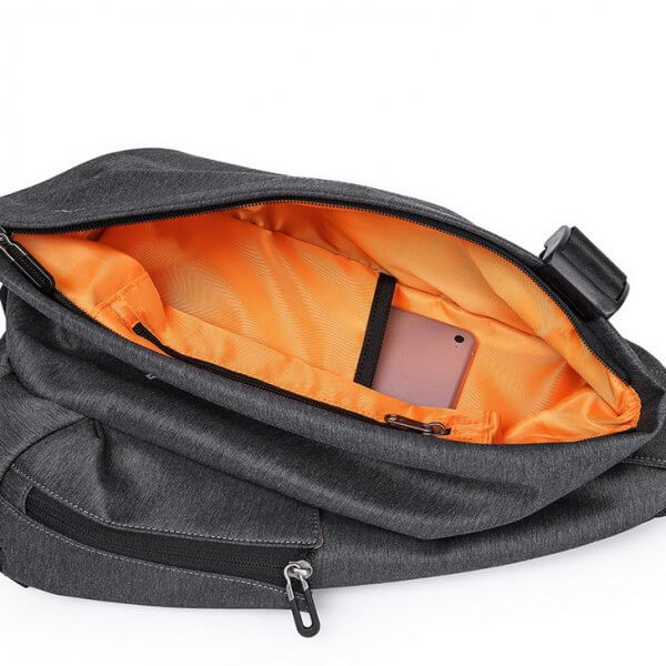 Men's Sport Short Trip Shoulder Crossbody Waterproof Chest Sling Bag - Image 7