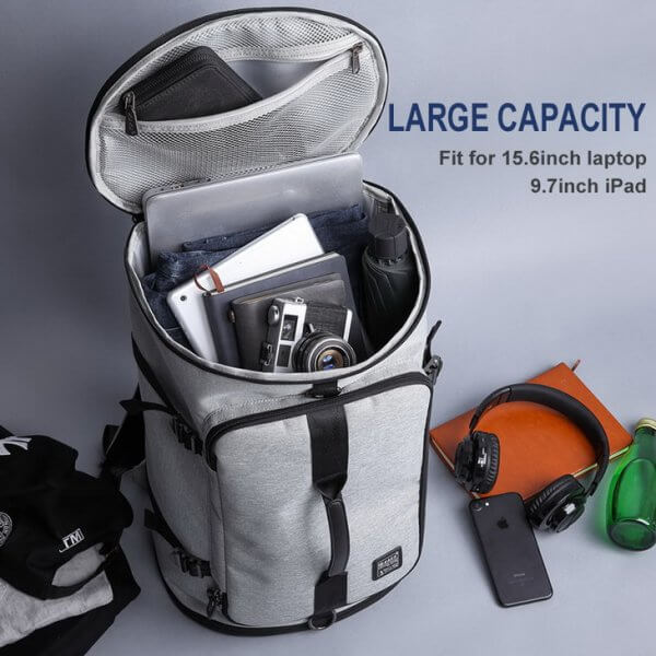KAKA 40L 15.6" Laptop Shoes Travel Sports Fitness Backpack For Man - Image 5