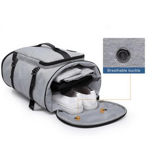 KAKA 40L 15.6" Laptop Shoes Travel Sports Fitness Backpack For Man - Image 6