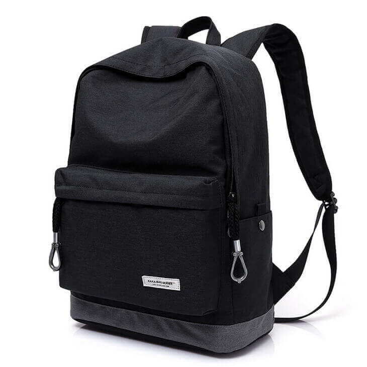 all black school bag