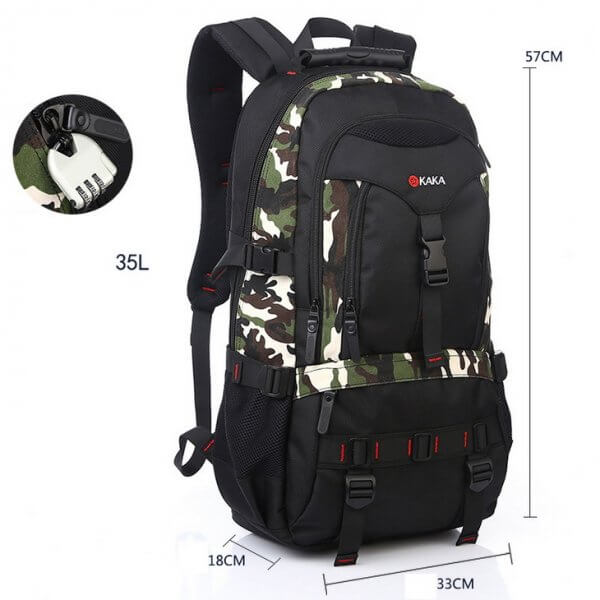 KAKA Outdoor Travel Portable Waterproof Sports Camping Unisex Bag - Image 4