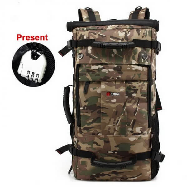KAKA Travel Large Capacity Polyester 40L Waterproof Luggage Backpack - Image 3