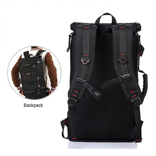 KAKA Travel Large Capacity Polyester 40L Waterproof Luggage Backpack - Image 10