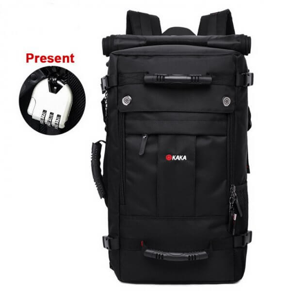 KAKA Travel Large Capacity Polyester 40L Waterproof Luggage Backpack