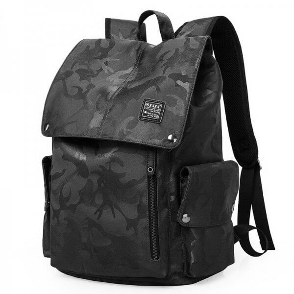 KAKA Men Camouflage 15.6" Laptop Nylon Waterproof Backpack