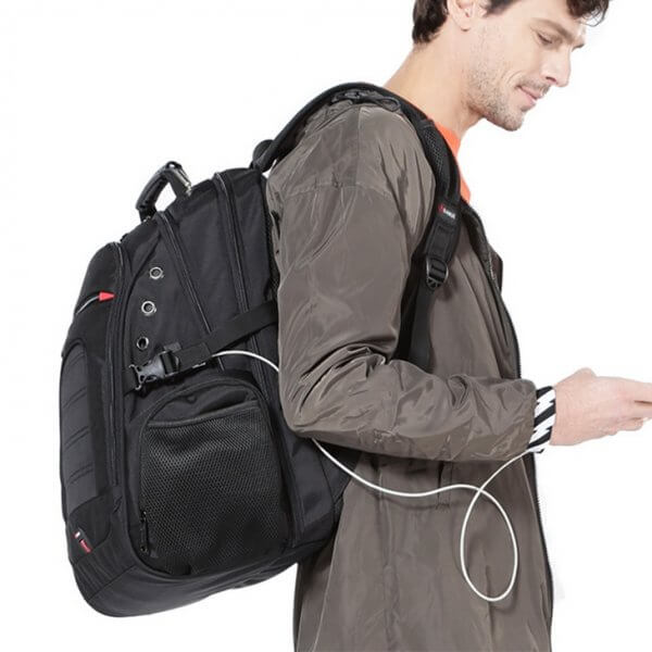 40L Laptop USB Charge Waterproof Outdoor Travel School Backpack - Image 8