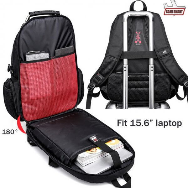 40L Laptop USB Charge Waterproof Outdoor Travel School Backpack - Image 5