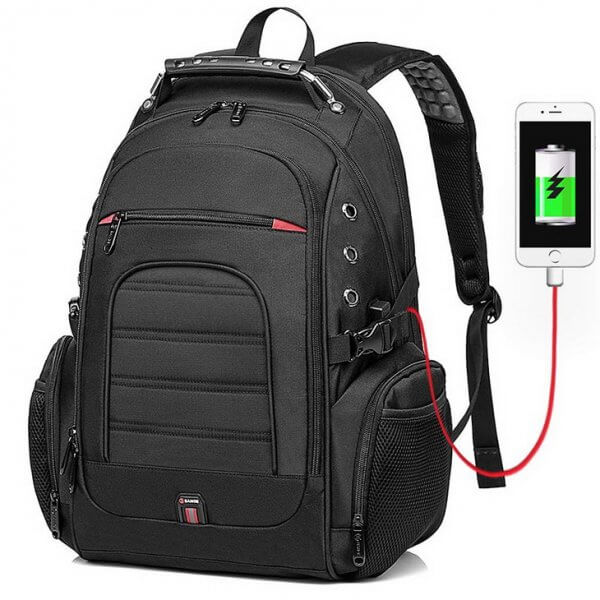 40L Laptop USB Charge Waterproof Outdoor Travel School Backpack