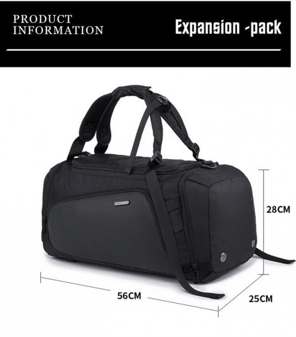 BANGE Multi-function Large Capacity Men Waterproof Travel Duffel Bag - Image 2