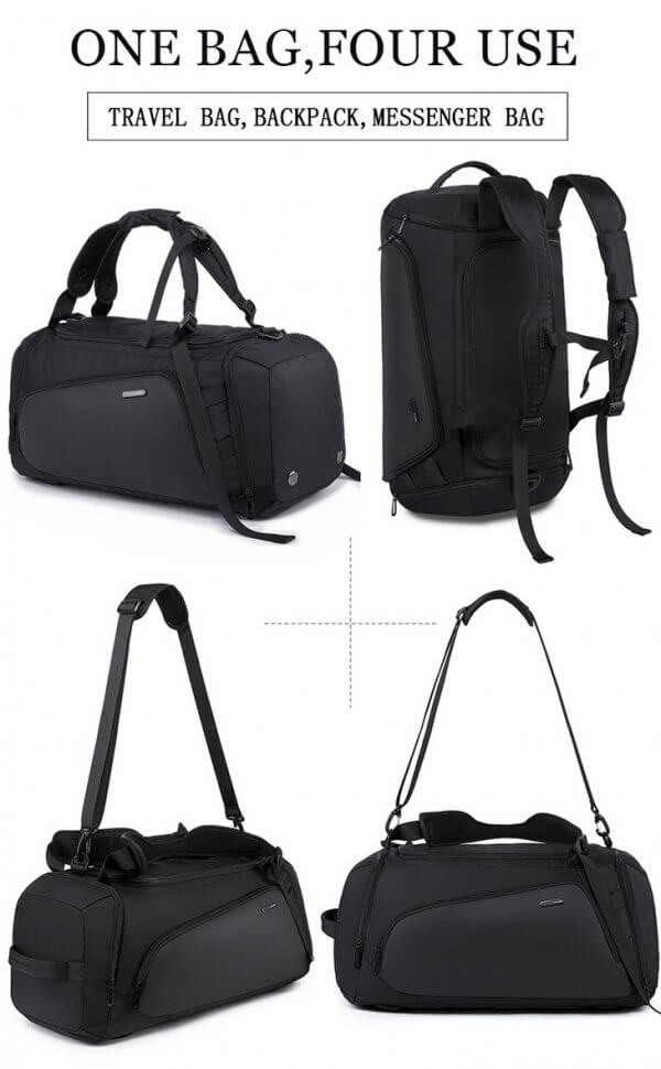 BANGE Multi-function Large Capacity Men Waterproof Travel Duffel Bag - Image 7