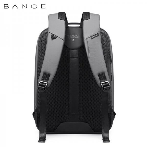 BANGE 2021 New Men Anti Theft Waterproof Laptop Backpack Daily Work Bag - Image 2
