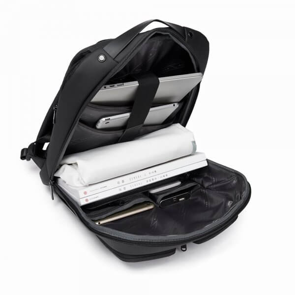 BANGE 2021 New Men Anti Theft Waterproof Laptop Backpack Daily Work Bag - Image 4