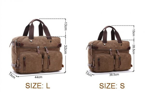 Men's Canvas vintage Casual Briefcase man Business Shoulder Messenger Bag Laptop Handbag male Messenger Crossbody Bags - Image 7