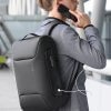 Men's Anti Theft Waterproof Laptop Backpack 15.6 Inch Daily Work Business Backpack
