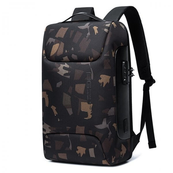 Men's Anti Theft Waterproof Laptop Backpack 15.6 Inch Daily Work Business Backpack - Image 9