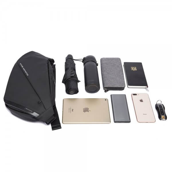 BANGE Anti-theft Multifunction Crossbody Bag Shoulder Messenger Bag Waterproof Short Trip Chest Bag - Image 4