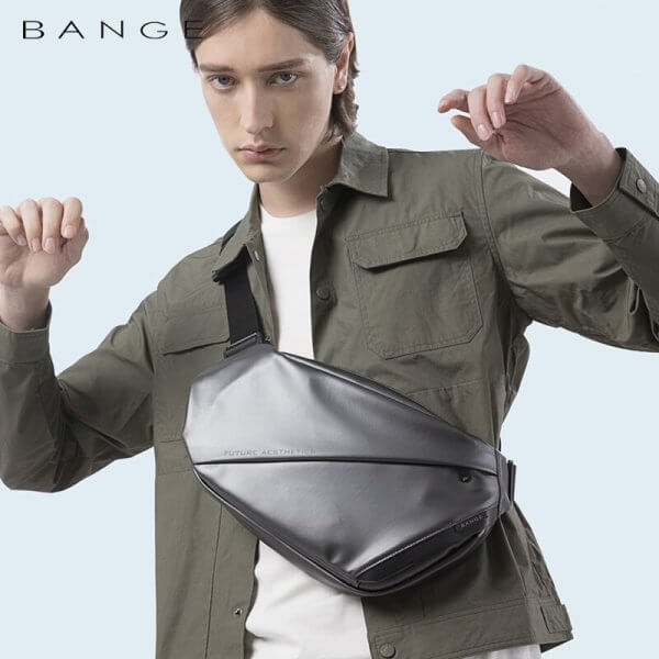 BANGE Anti-theft Multifunction Crossbody Bag Shoulder Messenger Bag Waterproof Short Trip Chest Bag