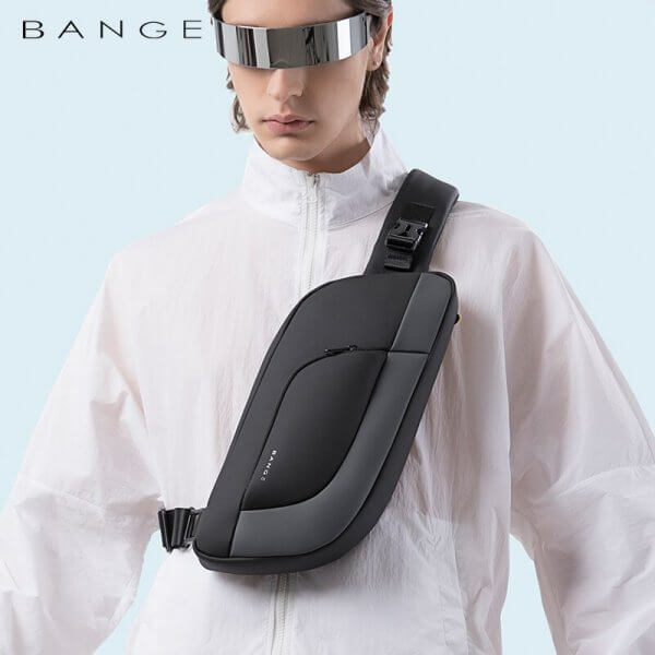 BANGE Waterproof Boys Sling Bag Shoulder Messenger Bags Anti-theft Multifunction Crossbody Bag Korean Style - Image 5