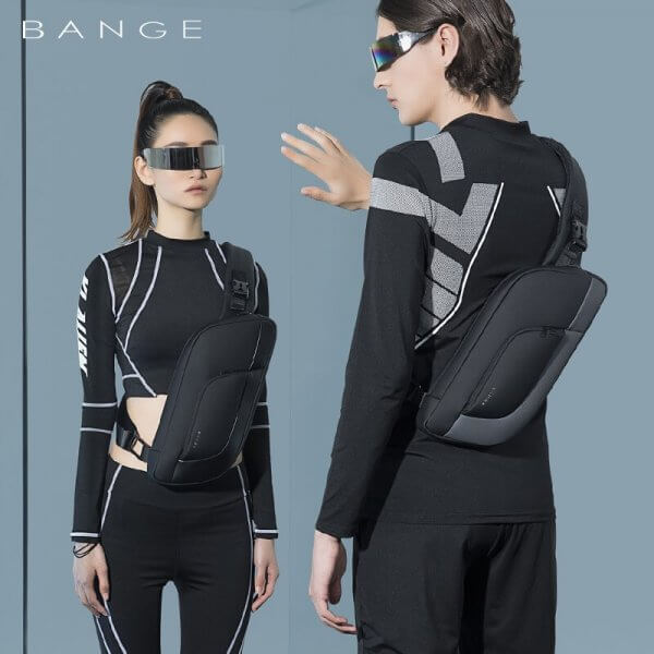 BANGE Waterproof Boys Sling Bag Shoulder Messenger Bags Anti-theft Multifunction Crossbody Bag Korean Style - Image 6