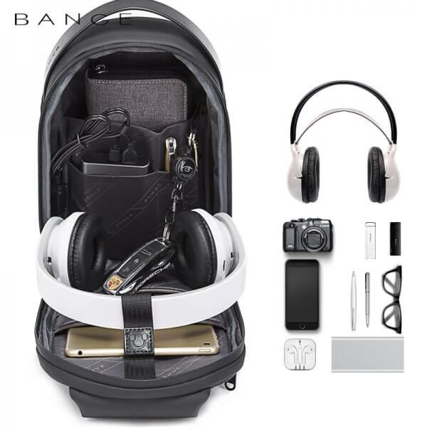 BANGE Anti-theft Multifunction Crossbody Bag Shoulder Messenger Bags Male Waterproof Short Trip Chest Bag Pack for Men - Image 3