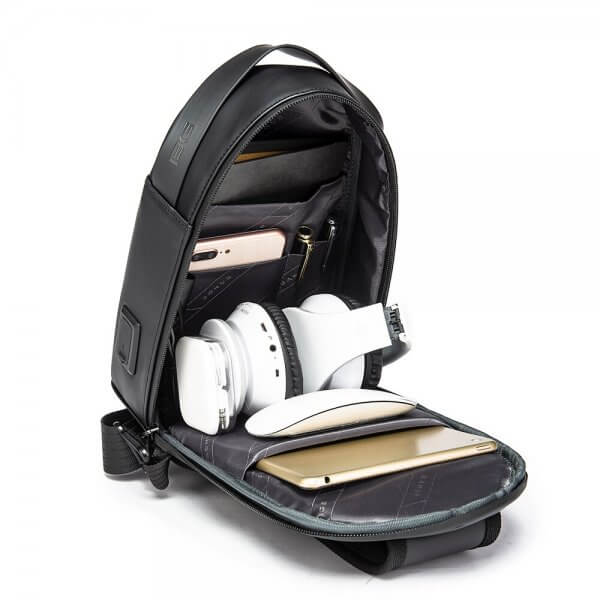 BANGE Anti-theft Multifunction Crossbody Bag Shoulder Messenger Bags Male Waterproof Short Trip Chest Bag Pack for Men - Image 3