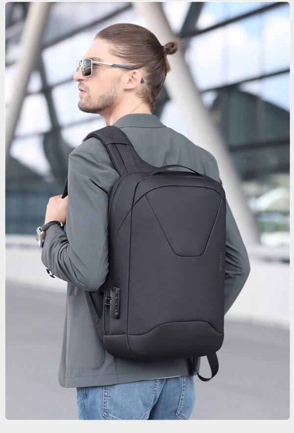 BANGE Men Anti Theft Waterproof Laptop Backpack 15.6 Inch Daily Work Business Backpack School back pack mochila for women - Image 7
