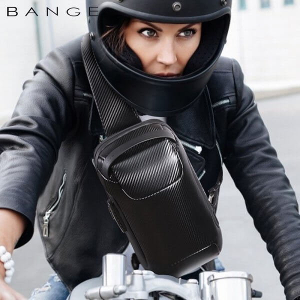 BANGE Waterproof Multifunction Crossbody Bag Shoulder Messenger Bags Male Short Trip Chest Bag Pack for Men - Image 4