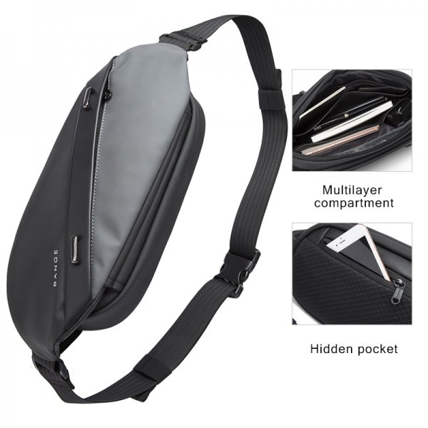 Anti-theft Multifunction Crossbody Bag Shoulder Messenger Bags Waterproof Short Trip Chest Bag - Image 4