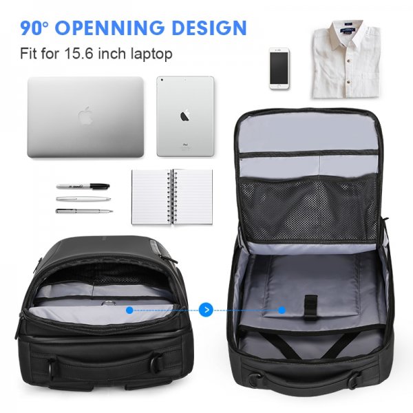 Mark Ryden New Anti-thief Fashion Men Backpack Multifunctional Waterproof 15.6 inch Laptop Bag Man USB Charging Travel Bag - Image 4