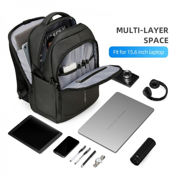 Mark Ryden Backpack Multifunctional Waterproof 15.6 inch Laptop Multi-layer Pockets School Backpack - Image 2
