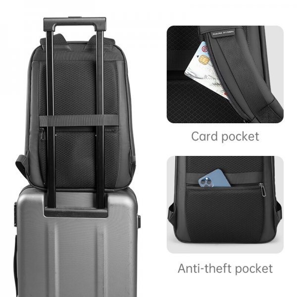 Mark Ryden Business Backpack Water Repellent 15.6 inch Office Work Backpack USB-charging Slim Laptop Bag - Image 5