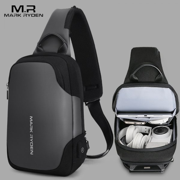 Mark Ryden New Anti-thief Crossbody Bag Waterproof Sling Bag Fit 9.7 inch Ipad Shoulder Bag - Image 2