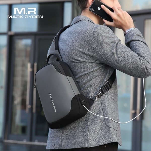 Mark Ryden New Anti-thief Crossbody Bag Waterproof Sling Bag Fit 9.7 inch Ipad Shoulder Bag - Image 3