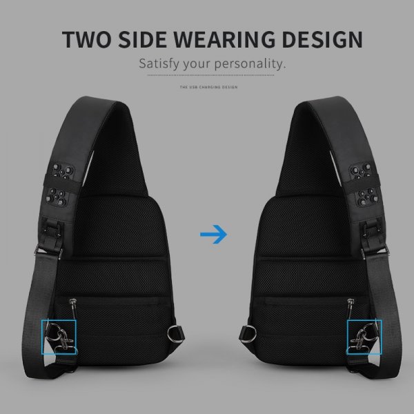 Mark Ryden New Anti-thief Crossbody Bag Waterproof Sling Bag Fit 9.7 inch Ipad Shoulder Bag - Image 5