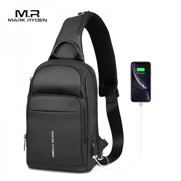 Mark Ryden Anti-thief Sling Bag Waterproof Crossbody Bag Fit 9.7 inch Ipad Fashion Shoulder Bag - Image 3