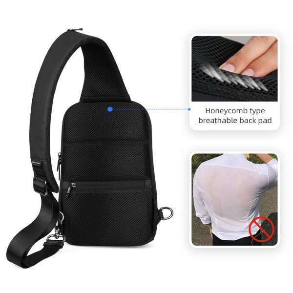 Mark Ryden Anti-thief Sling Bag Waterproof Crossbody Bag Fit 9.7 inch Ipad Fashion Shoulder Bag - Image 6