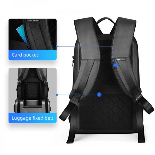 Mark Ryden Slim Laptop Backpack Thin Backpack 15.6 inch Daily Work Backpack Business Bag Unisex Ultralight Backpack - Image 4