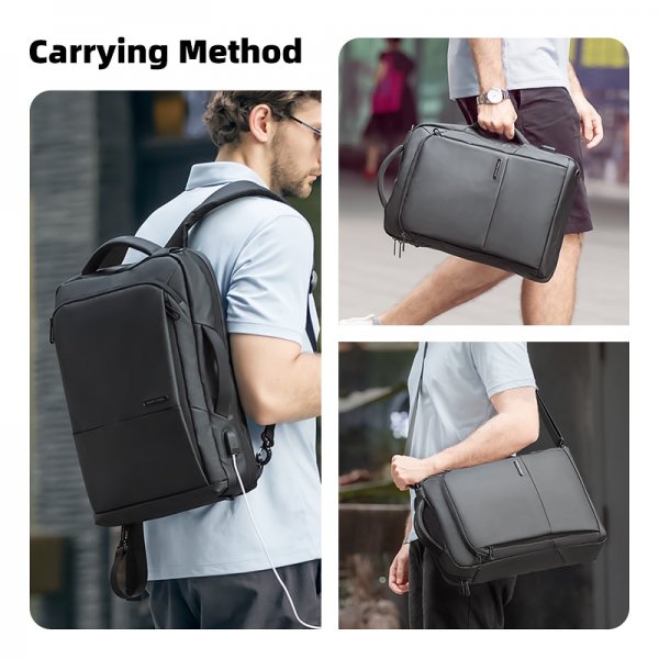Mark Ryden Daily Work Backpack Large Capacity Teenager Mochila Anti-thief Bag USB Charging 15.6 inch Laptop Waterproof Backpack - Image 3