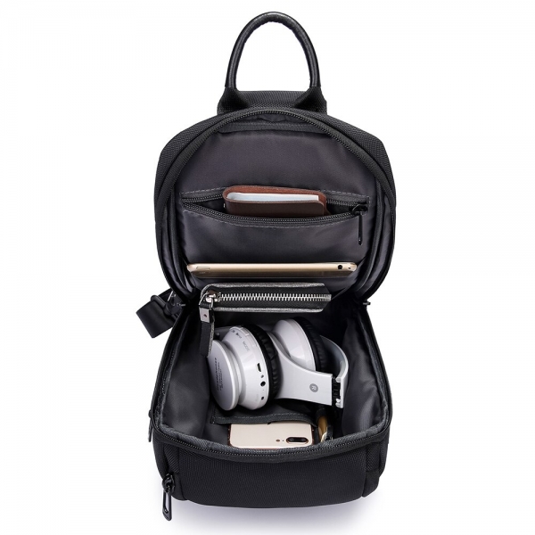 BANGE Sling Bag Crossbody Shoulder Messenger Waterproof Short Trip Chest Bag - Image 3