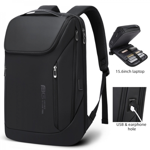 BANGE Anti-theft Waterproof Laptop Backpack 15.6 Inch Daily Work Business Backpack School Mochila - Image 2