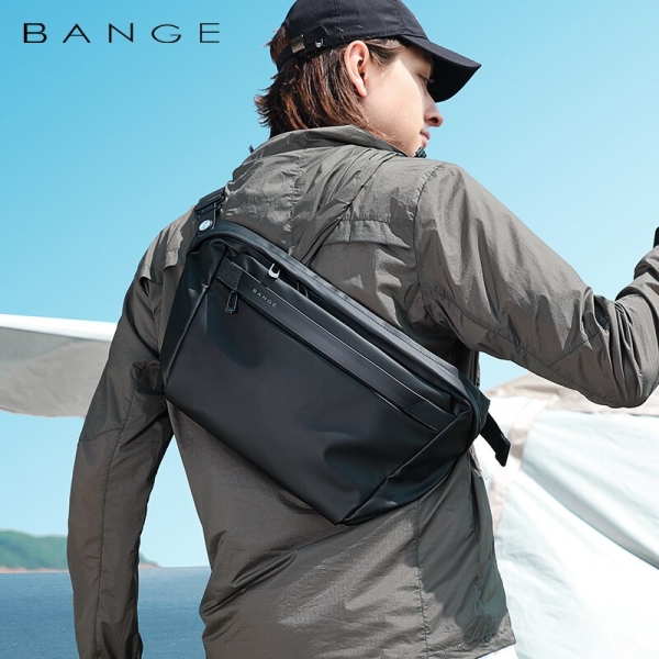 BANGE 2022 Crossbody Bag Shoulder Messenger Male Waterproof Short Trip Chest Bag - Image 6
