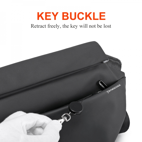 Tangcool Fashion Mens Chest Bag Crossbody Bag Travel Bike Multifunction Anti-theft Waterproof With USB Port - Image 6