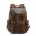 Oil-Waxed Canvas With Leather Backpack Vintage Waterproof Large Capacity Travel Bag Casual Mochila Leather Laptop Drawstring Rucksack