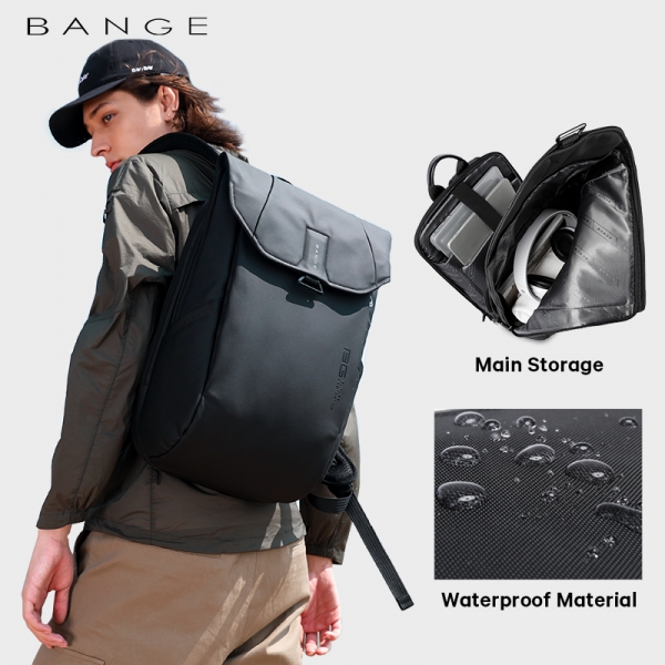 New Men Anti-theft Waterproof Laptop Backpack 15.6 Inch Daily Work Business Backpack College School Bag - Image 5