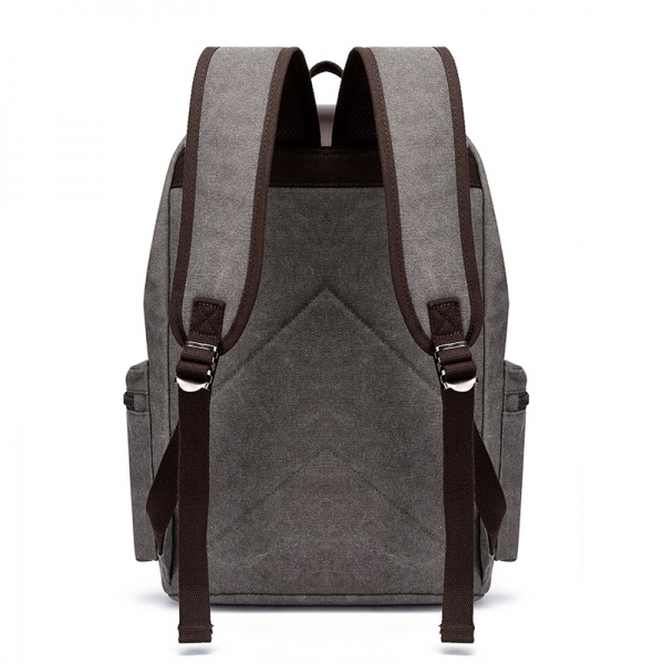Unisex Vintage Canvas Backpack Travel Mochila Casual Laptop School Bag - Image 3