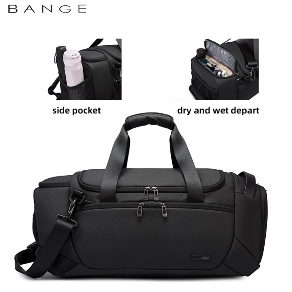 BANGE Multifunctional Unique Style High Quality Unisex Sports Waterproof Gym Luggage Travel Suitcase - Image 5